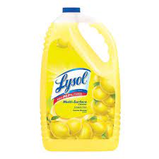 Lysol Deodorizing Disinfecting Cleaner Concentrate Lemon 4/1 Gallon