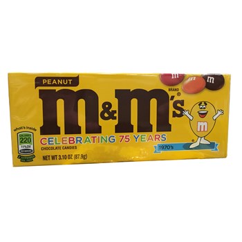 M & M Peanut Theater Box 3.1oz/ 12 Count