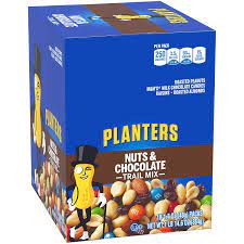 Planters Trail Mix Nut & Choc Tubes1.7oz 18 count