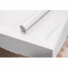 Table Cover White Plastic 40'x 300"