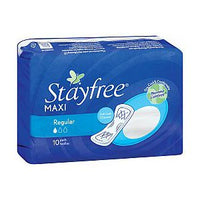 Stayfree Maxi Pads Regular 10 count