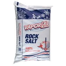 Ice Melt Rock Salt (Vaporizor) Pure Sodium Chloride 25 LB