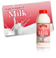 Milk Homogenized 3.25% 16oz (8 count $1.01/unit)
